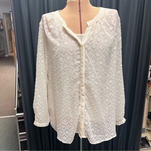 Elegant Cream Blouse A